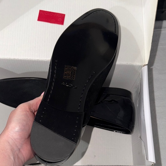 Aldo Black Men's Loafers - Picture 3 of 4